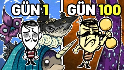 Okyanus Üssünde 100 GÜN Hayatta Kaldım Don t Starve Together YouTube