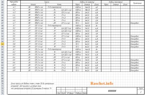 Скачать образец кабельного журнала в excel - Word и Excel - помощь в ...