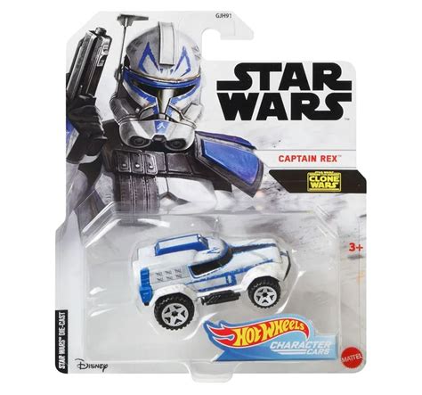 Captain Rex Star Wars Hot Wheels Character Cars