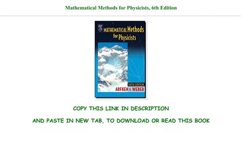 Mathematicalmethodsforphysicists6thedition