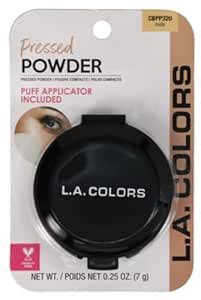 Amazon LA Colors Pressed Powder Wih Applicator BPP320 Nude 0 35 Oz Face Powders