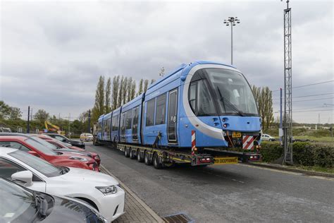 First of eight new trams delivered ready for expansion of West Midlands