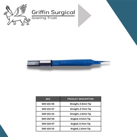 Irrigation Bayonet Bipolar Forcep European Fitting Griffin Surgical