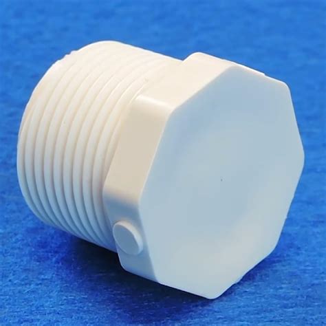 Schedule 40 Pvc Pipe Mipt Plug 1 14 Dia 1 Pack 450 012 Amazon