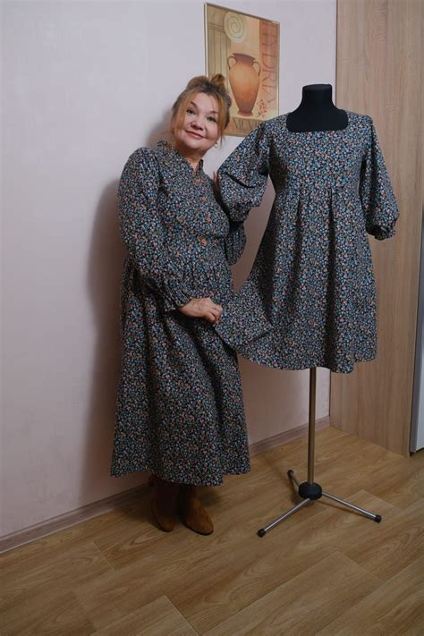 Платье из теплого хлопка | Платья, Идеи