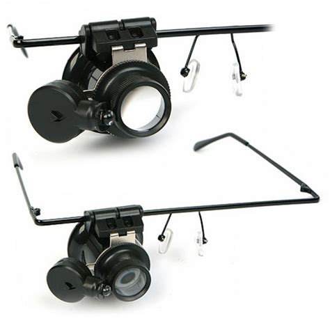 Lupa okulary zegarmistrzowska profe. led 20x 15mm