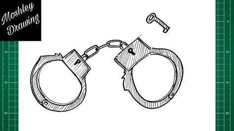 How To Draw Handcuffs