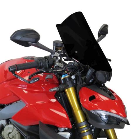 Powerbronze High Naked Solid Black Screen Ducati Streetfighter V
