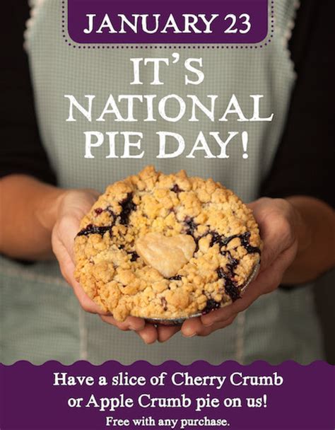 Celebrate National Pie Day On January 23rd Grand Traverse Pie Company