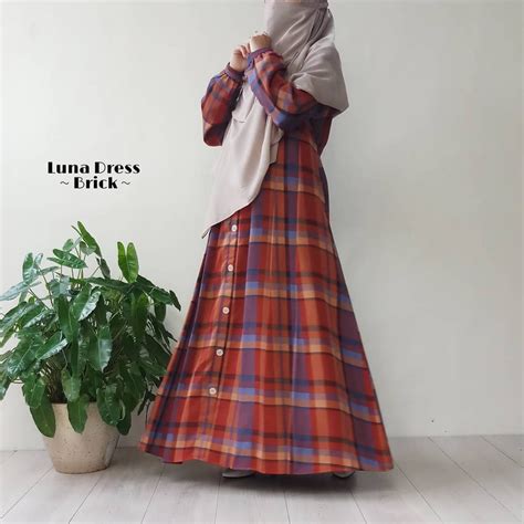 Jual Luna Dres By Alesha Syarie Ori Gamis Only Shopee Indonesia