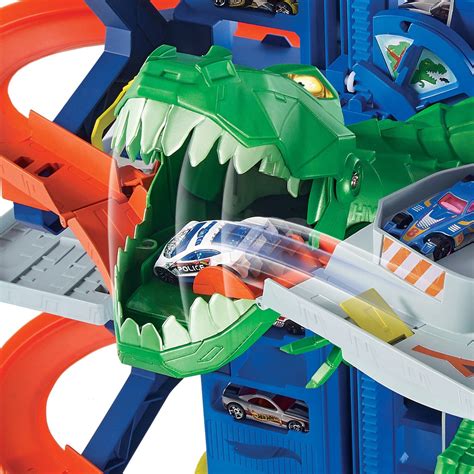 Hot Wheels Ultimate Garage Mit T Rex Angriff Ab Oktober Preise Preisvergleich