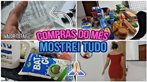 Compras Do M S No Atacad O Quanto Gastamos Mostrei Tudo Compras