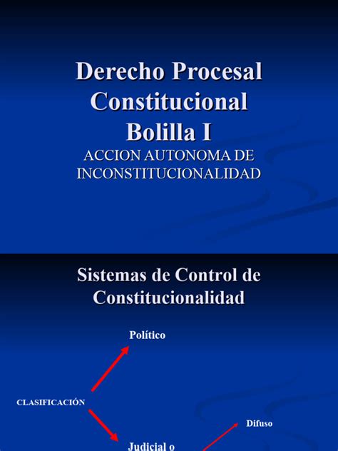 Derecho Procesal Constitucional Pdf Caso De Ley Ley Procesal