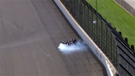 Indianapolis 500 Sunday Qualifying Tagliani Crashes Vidéo Dailymotion