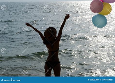 Portrait Asia Woman Bikini In Seaside Happy Life On Summer Season Stock Photo Image Of Person
