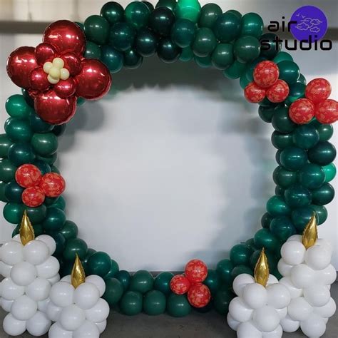 Christmas Wreath Balloon T Floating Balloons Christmas Wreaths