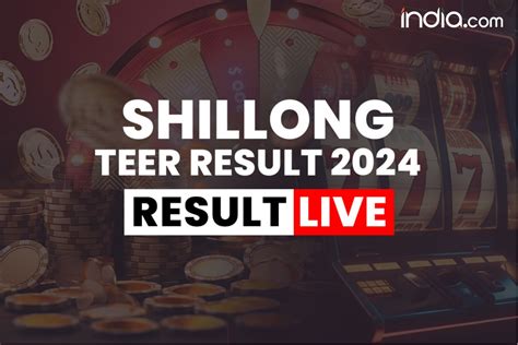 Shillong Teer Lottery Thursday August 01 2024 First And Second