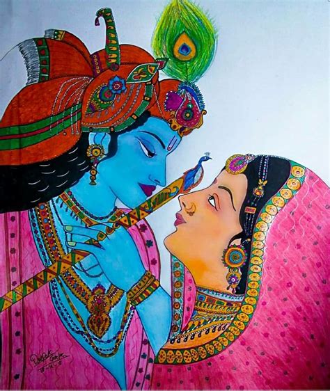 Pin By Gokul On Radha Krishna Celebrity Drawings Krishna Art