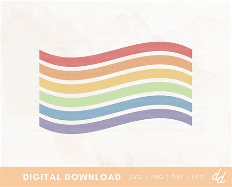 Rainbow Flag Svg Cut File Say Gay Svg Lgbtq Svg Pride Flag Svg Commercial Use Digital File