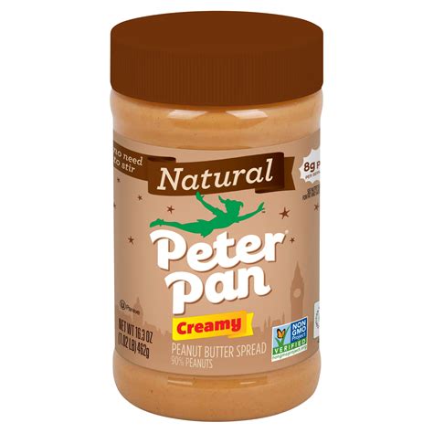 PETER PAN Natural Creamy Peanut Butter Spread Gluten Free 16 3oz