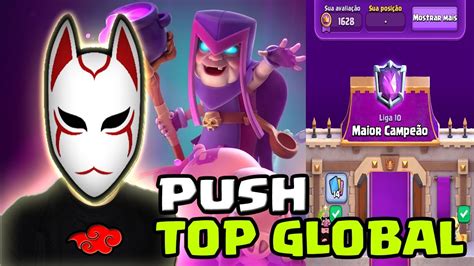 PUSH MAIOR CAMPEÂO NO NOVO ROTA DAS LENDAS ep 16 Clash Royale AO VIVO