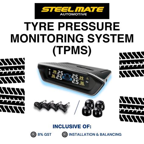 STEELMATE TPMS INCL INSTALLATION, Car Accessories, Accessories on Carousell