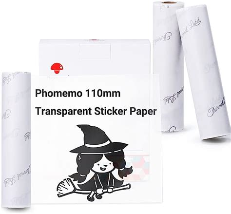 Phomemo Mm Transparentes Druckerpapier Kompatibel F R Phomemo M S