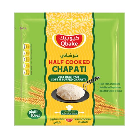 Half Cooked Chapati Qbake