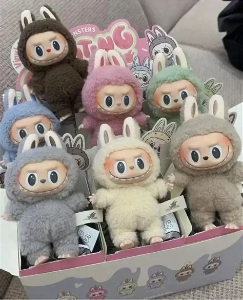Vinyl Face Labubu V2 Doll Blind Box Pop Mart Labubu Dolls Sea Salt ...