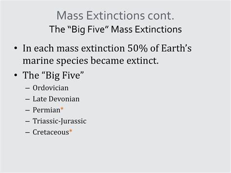 Ppt 254 Continental Drift Mass Extinctions And Adaptive Radiations