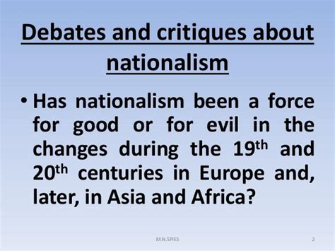 The Positive And Negative Features Of Nationalism South Africa