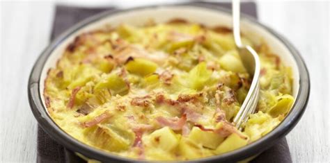 Gratin De Poireaux Aux Lardons Facile D Couvrez Les Recettes De