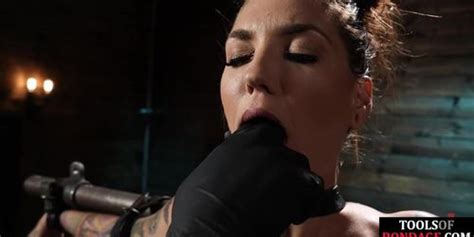 DEVICE BONDAGE BDSM Babe Whipped And Toyed By Master In 1st BDSM Lesson Tnaflix