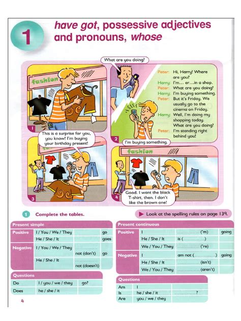 New Grammar Time 4 SB Units 1-3 | PDF