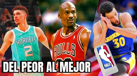 Del Peor Al Mejor Equipo De Toda La Nba ️ Ranking Youtube