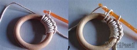 Миниатюрный, вязаный крючком, новогодний венок | МАCTЕРскаЯ