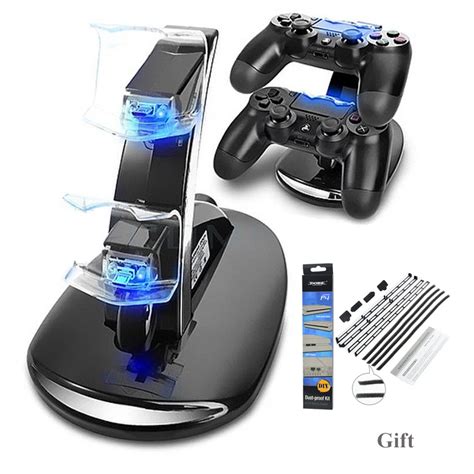 Dual Controllers Charger Charging Dock Stand Station For Sony ...