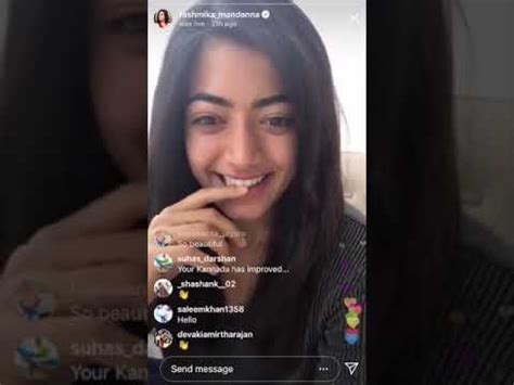 Rashmika Mandanna Hot Videos Rashmika Hot Kiss Video Indian Actress