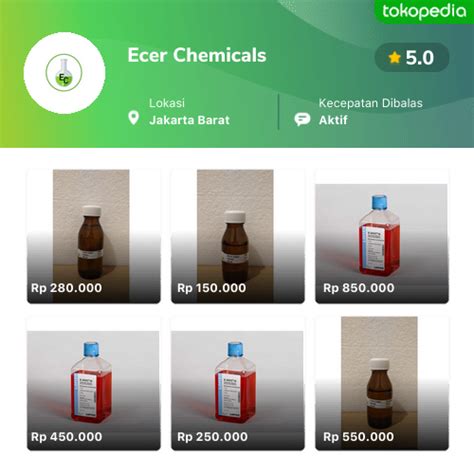 Toko Ecer Chemicals Online Produk Lengkap Harga Terbaik Tokopedia