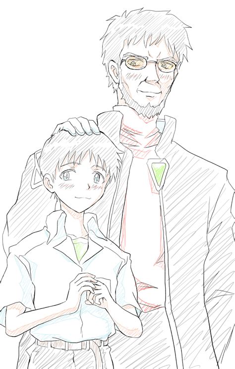 Gendo and Shinji : r/evangelion