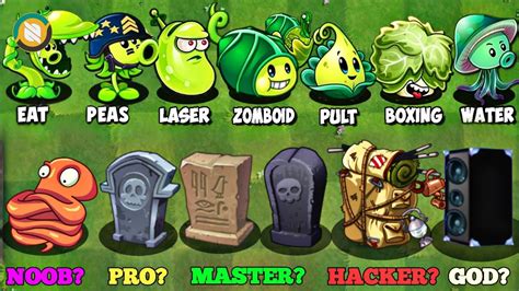 All Plants Max Level Vs All Item Gravestone Who Will Win Pvz Plant