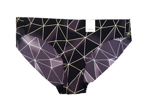 Auden Women S Laser Cut Cheeky Bikini Panties Size XL 16 Purple Charm Prism EBay