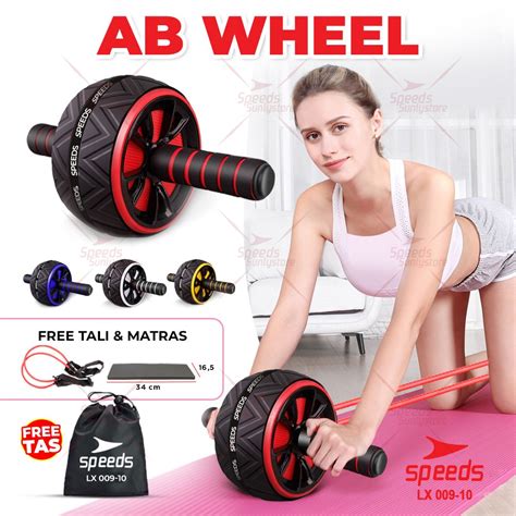 Jual Speeds Ab Wheel Ab Roller Alat Pembentuk Otot Perut Olahraga