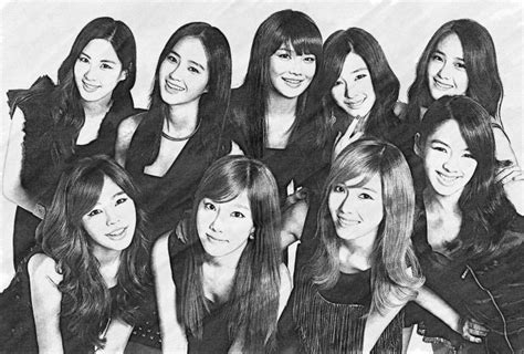 girls generation drawing sketch  easy drawinggstella  deviantart