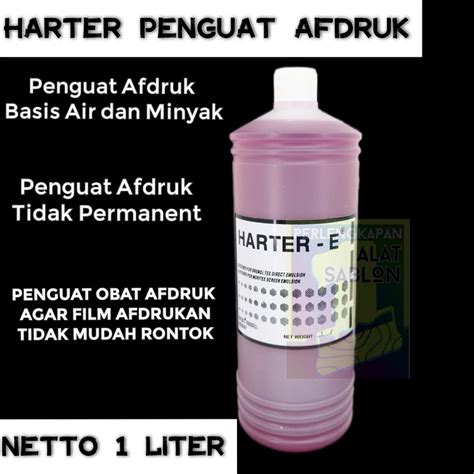 jual harter  penguat afdruk sablon  liter shopee indonesia