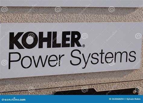 Kohler Power Systems Logo Brand And Text Sign Industrial Generator