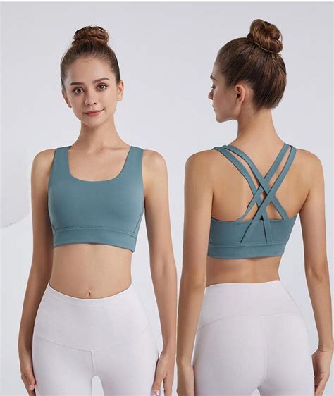 New Nude Yoga Wear Sports Fitness Womens Cross Back Beauty Gym Wear Yoga Wear And Gym