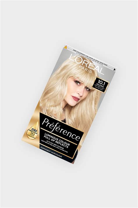L Oreal Paris L Oreal Preference Permanent Hair Dye Helsinki Very Light Ash Blonde Cut