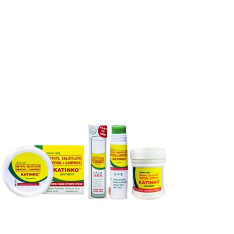Katinko Ointment 30g Katinko 10g Katinko Roll On Katinko Liniment