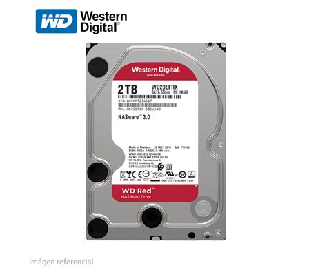 DISCO DURO WD RED WD20EFAX, 2TB, SATA 6.0 GB/S, 256 MB CACHE, 5400 RPM ...